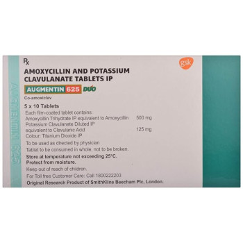 Augmentin 625 Duo Tablet- 10