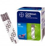 Contour Plus Blood Glucose Test Strip- 50