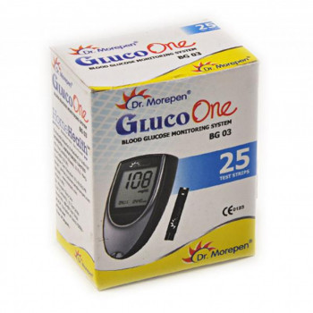 Dr Morepen Gluco One BG 03 Blood Glucose Test Strip- 25.