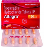 Allegra 120mg Tablet- 10