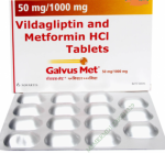 Galvus Met 50mg/1000mg Tablet- 15 Galvus Met 50mg/1000mg Tablet- 15