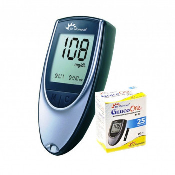 Dr Morepen BG 03 Gluco One Glucose Monitoring System with 25 Strip- 1